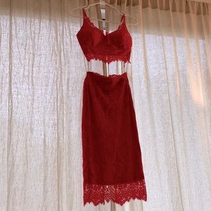 Red lace lover <3  For love and lemons brand.